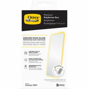 Protecteur écran pour Galaxy S24+ OtterBox PolyArmor Premium Eco Polytéréphtalate d'éthylène, Plastique Chrystal claire - 
