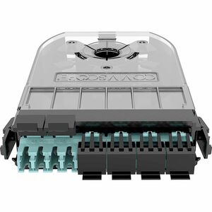 CommScope iPatch 12 Port(s) Fiber Cassette - Optical Fiber - Aqua - 12 x