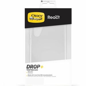 OtterBox React Case for Samsung Galaxy S24 Smartphone - Clear - Retail - 1 - Drop Resistant, Scrape Resistant - Polycarbon