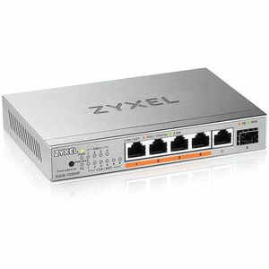 Zyxel 5-Port 2.5Gb MultiGig PoE Ethernet POE++ (60W) Switch | 5 x 100/1G/2.5G Ports + 1 x 10G SFP+ | 4 x PoE Ports | 70W B