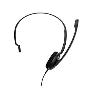 EPOS PC 7 USB Kabel Auf den Ohren Mono Headset - Schwarz - Monaural - Ohraufliegend - 42 Hz bis 17 kHz Frequenzgang - 200 