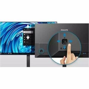Philips 32E1N3100LA 32" Class Full HD Monitor LED - 16:9 - preto texturizado - 80 cm (31,5") Viewable - Alinhamento vertic