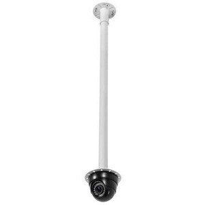 B-Tech Ceiling Mount for CCTV Camera - White - 75 kg Load Capacity - Steel