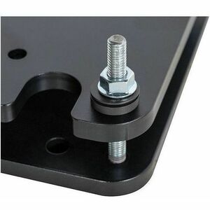 B-Tech System X Mounting Base for Mounting Column, Mounting Pole, Mounting Rail, Display Stand - Black - Landscape/Portrai
