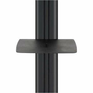 B-Tech System X Mounting Pole for Floor Stand Base, Mounting Rail, Screen Mount, Flat Panel Display, A/V Shelf - Black - V