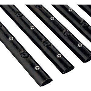 B-Tech System X Mounting Extension for Menu Board, Video Wall, Digital Signage Display, Mounting Rail, Wall Mount - Black 