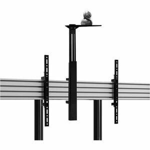 B-Tech Mounting Arm for Screen Mount, Camera Shelf, Video Bar - Black - Height Adjustable - 24.9 cm to 64.5 cm (25.4") Scr