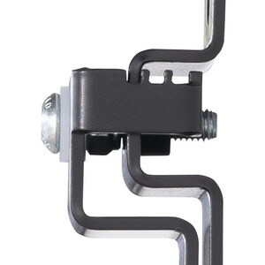 B-Tech System X Mounting Bracket for Mounting Rail, Mounting Column, Mounting Collar, Post, Video Wall - Black - 80 kg Loa