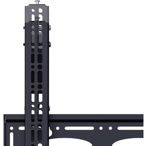 B-Tech BT9910 Wall Mount for Flat Panel Display, Mounting Collar, Pole - Black - Height Adjustable - 165.1 cm to 254 cm (1