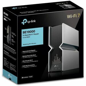 TP-Link Archer Wi-Fi 7 IEEE 802.11be Ethernet Drahtlos Router - Triband - 2,40 GHz ISM-Band - 5 GHz UNII-Band - 8 x Antenn