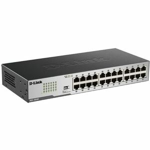 D-Link DGS-1024D 24 Ports Ethernet Switch - Gigabit Ethernet - 10/100/1000Base-T - 2 Layer Supported - 13.30 W Power Consu