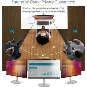 StarTech.com 2461G-PRIVACY-SCREEN. Maximaler Bildschirmdurchmesser: 61 cm (24"). Seitenverhältnis: 16:10. Suitable for: Mo