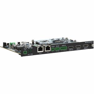 AMX 4K60 H.26x/Dante AV-H & H.26x Dual-Stream Encoder Card - Functions: Video Streaming, Video Recording, Video Encoding, 