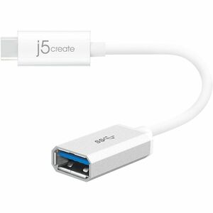 j5create JUCX05 Datentransferadapter - 1 - Weiß, Silber