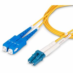 1M LC TO SC OS2 FIBER CABLE OS2/UPC/DUPLEX/LSZH