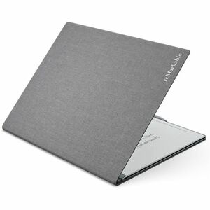 Remarkable Carrying Case (Book Fold) Remarkable Digital Notepad - Gray - Leather, Polymer Weave Body