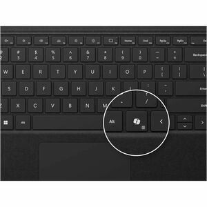 Microsoft Surface Pro 13-inch Keyboard - Wireless Connectivity - CoPilot, Mute, Snipping, Media Control, Screen Brightness