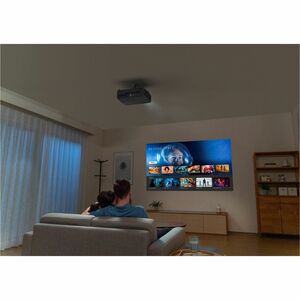 Optoma UHZ55 3D DLP Projector - 16:9 - Black - High Dynamic Range (HDR) - Front - 2160p - 30000 Hour Normal Mode - 2,500,0