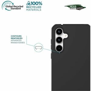 Coque MOBILIS SPECTRUM_R Durci - pour Samsung Galaxy A35 5G Smartphone - Noir - Solide - Résistant aux Bactéries, Résistan