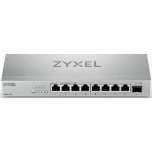 ZYXEL XMG-108 8 Ports Ethernet Switch - Gigabit Ethernet, 10 Gigabit Ethernet - 10/100/1000Base-T, 10GBase-X - 2 Layer Sup