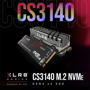 SSD PNY XLR8 CS3140 - M.2 2280 Interne - 1 To - PCI Express NVMe (PCI Express NVMe 4.0 x4) - Ordinateur de bureau, Noteboo