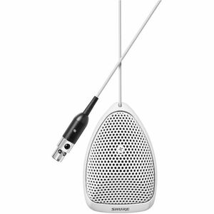 Shure Microflex MX391W-A/O Wired Electret Condenser, Dynamic Microphone - White - 12.14 ft - 50 Hz to 17 kHz - 180 Ohm -22