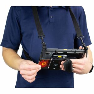 InfoCase Robust Tasche für 25,4 cm (10 Zoll) Zebra ET40, ET45 Tablet - Schwarz - Polycarbonat, Thermoplastisches Polyureth