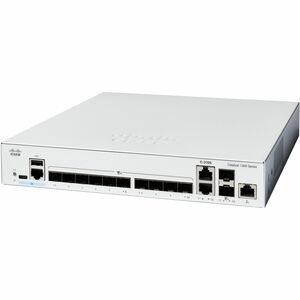 Cisco Catalyst 1300 C1300-12XS 2 Anschlüsse Verwaltbar Layer 3 Switch - 10 Gigabit Ethernet - 10GBase-T, 10GBase-X - 3 Unt