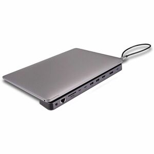 LINDY DST-Mini XT 810 USB-Typ C Docking Station für Notebook, Smartphone, Desktop-PC, Tablet-PC - Ladefunktion - Speicherk