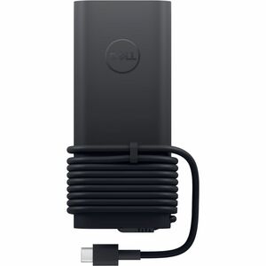 Dell 130W USB-C GaN Slim Adapter - 130 W - 3.28 ft Cable - 120 V AC, 230 V AC Input - 5 V DC, 9 V DC, 15 V DC, 20 V DC Out