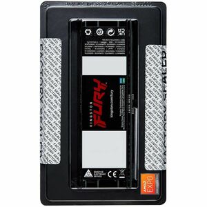 Kingston Technology FURY 128GB 6400MT/s DDR5 ECC Reg CL32 DIMM (Kit of 4) Renegade Pro EXPO. Component for: PC/Server, Int