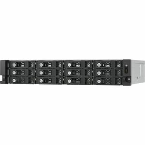 QNAP TL-R1200PES-RP 12 x Total Bays DAS Storage System - 2U Rack-mountable - 0 x HDD Installed - RAID Supported