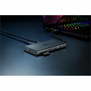 Station d'accueil Razer USB Type C pour Écouteurs, Haut-Parleur, Moniteur, Tablette, Notebook, Ordinateur de bureau, Lecte