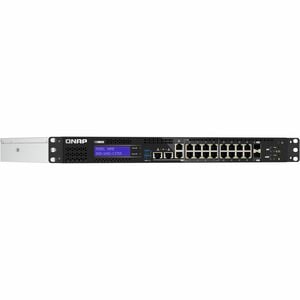 QNAP QGD QGD-1602-C3758-16G 16 Ports Manageable Ethernet Switch - Gigabit Ethernet, 2.5 Gigabit Ethernet, 5 Gigabit Ethern