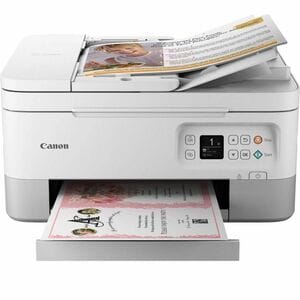 Stampante multifunzione a getto di inchiostro Canon PIXMA TS7451i Wireless - Colore - Bianco - Fotocopiatrice/Stampante/Sc