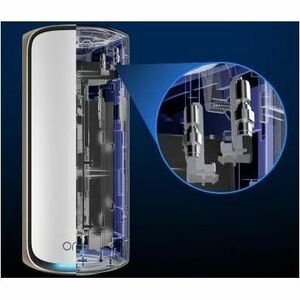 Netgear Orbi RBE973S Wi-Fi 7 IEEE 802.11be Ethernet Drahtlos Router - Quadband - 2,40 GHz ISM-Band - 6 GHz UNII-Band - 12 