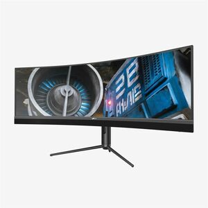 Mobile Pixels 45" Class Dual Quad HD (DQHD) Curved Screen Gaming OLED Monitor - 45" Viewable - OLED - 5120 x 1440 - 1 ms -