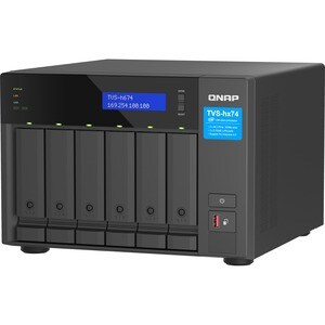 QNAP - 1 x Intel Core i3 i3-12100 Quad-core (4 Core) - 6 x HDD Supported - 0 x HDD Installed - 6 x SSD Supported - 0 x SSD