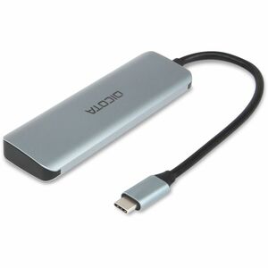 Dicota USB-Hub - USB-Typ C - 1,25 GB/s - Notebook - Silber - 4 Total USB Port(s) - 4 USB 3.0 Port(s) - Mac, PC