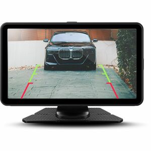 GekoGear Orbit C110 7" Infotainment Display with Dash Cam and Backup Cam - 7" Screen - Front/Rear - Wireless - 1024 x 600 