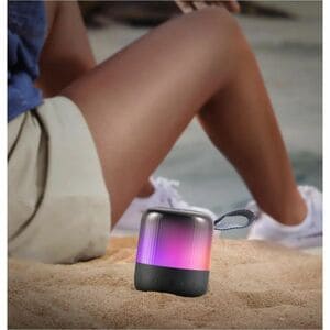 soundcore Glow Mini Portable Bluetooth Speaker System - Black - Battery Rechargeable