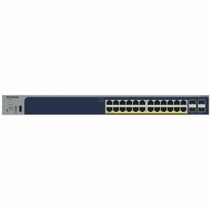 Switch Ethernet Netgear GS728TPPv3 24 Porte Gestibile - Gigabit Ethernet - 10/100/1000Base-T, 1000Base-X - 4 Layer support
