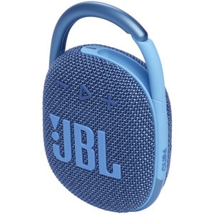 JBL Clip 4 Eco Portable Bluetooth Speaker System - 5 W RMS - Blue - 100 Hz to 20 kHz - Battery Rechargeable - 1 Pack