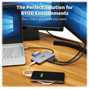 Station d'accueil Tripp Lite series U442-DOCK8G-GG USB Type C pour Moniteur, TV, Notebook, Smartphone, Ordinateur de burea