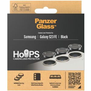 PanzerGlass Hoops Camera Lens Protector - Black - Aluminium