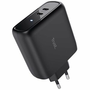 Trust Maxo Stromadapter - 2 USB Type-C - Schwarz