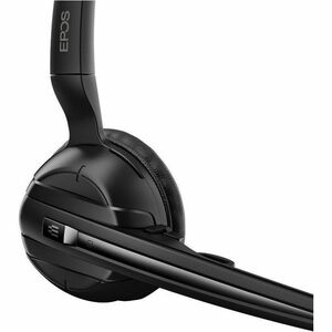 EPOS IMPACT 10 HS II Wireless Over-the-head Mono Headset - Black - Monaural - Supra-aural - 18000 cm - DECT