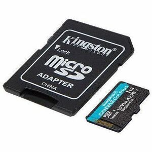 SDXC Kingston Canvas Go! Plus - 1 TB - Classe 10 di tipo UHS-I (U3) - V30 - 170 MB/s Lettura - 90 MB/s Scrittura