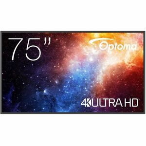 Optoma N3751K Collaboration Display - LCD Cortex A55 - 4 GB - 3840 x 2160 - Direct LED - 450 cd/m² - 1,200:1, 3,000:1 Cont