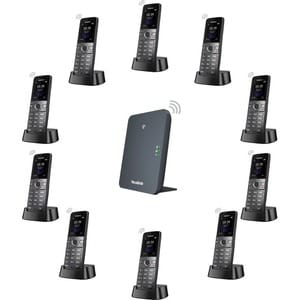 Yealink W74H Handset - Space Gray - Cordless - Bluetooth - 100 Phone Book/Directory Memory - 4.6 cm (1.8") Screen Size - A